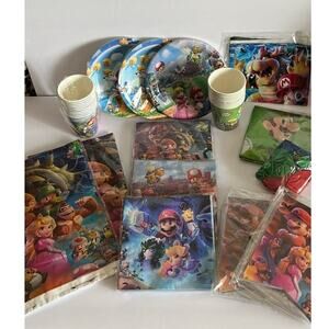 Super Mario Birthday Party supplies
